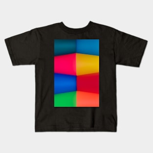 Abstract Multi Coloured Background Kids T-Shirt